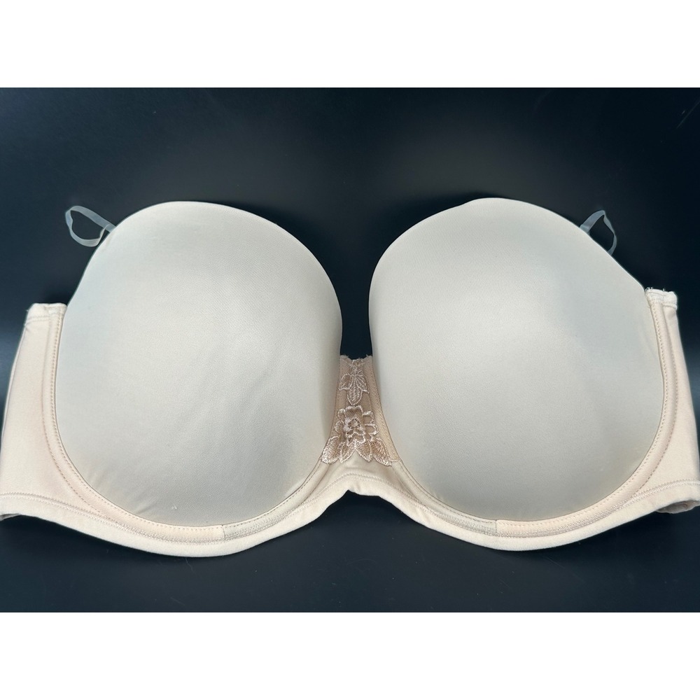 Vanity Fair Beauty Back Strapless Underwire Bra Beige 40D 74380